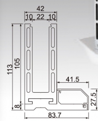 Aluminum Base for handrail